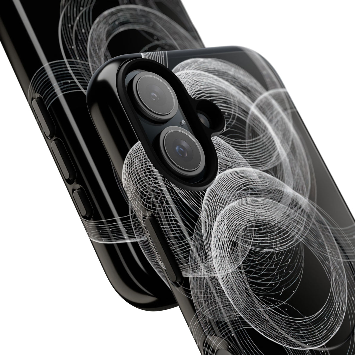 Orbital Resonance · Tough 2.0 Magnetic Phone Case for iPhone · Black