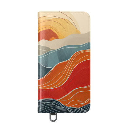 Crimson Hills - Samsung S25 Case - Pung