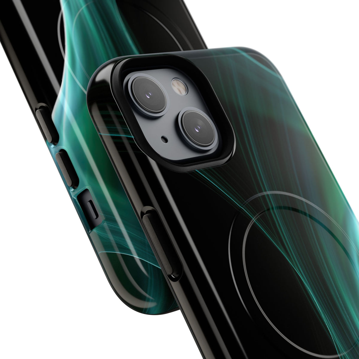 Emerald Lumen · Tough 2.0 Magnetic Phone Case for iPhone · Green
