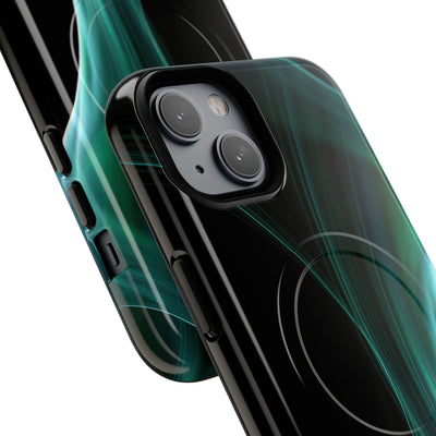Emerald Lumen · Tough 2.0 Magnetic Phone Case for iPhone · Green