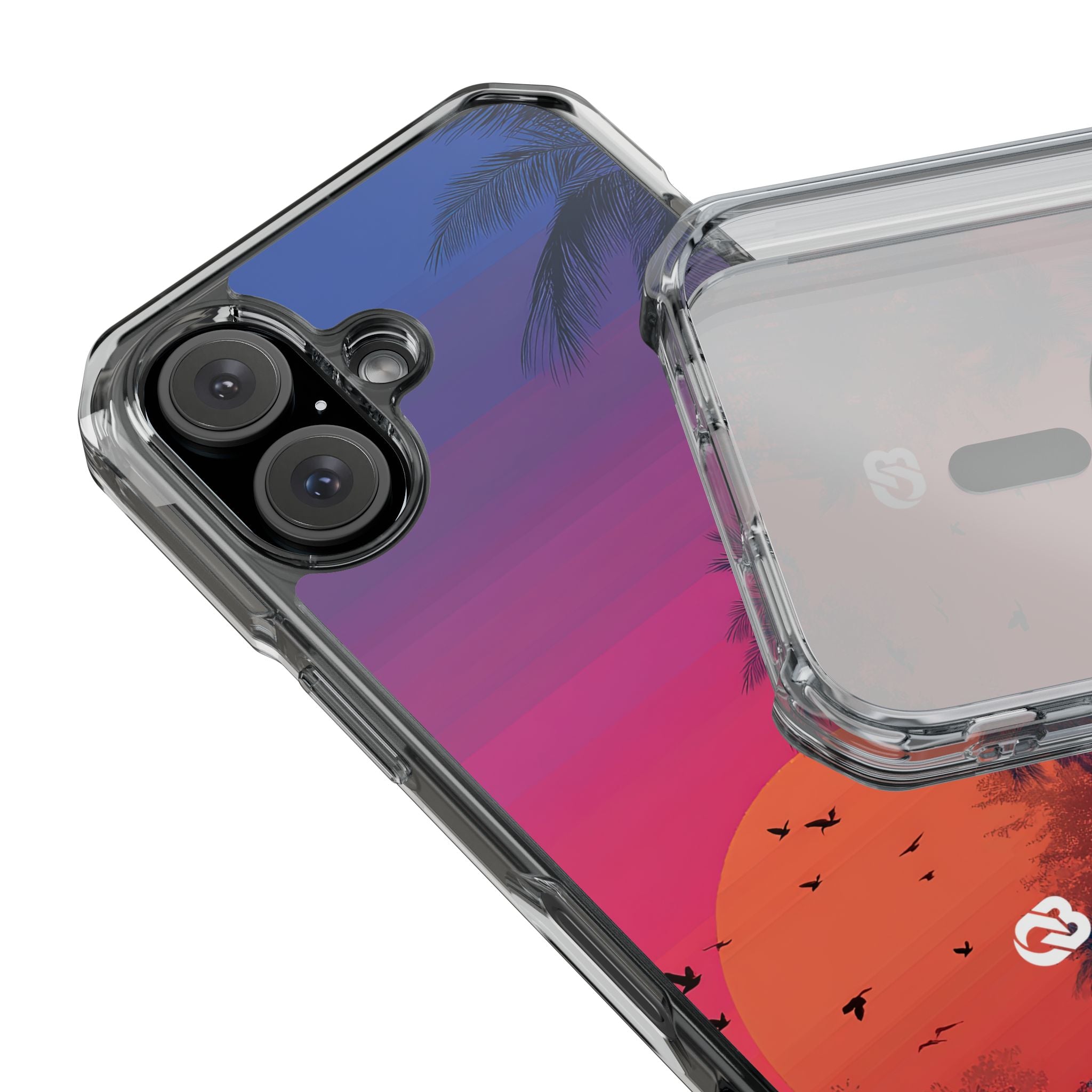 Neon Horizon Palms · Impact Phone Case for iPhone · Magsafe