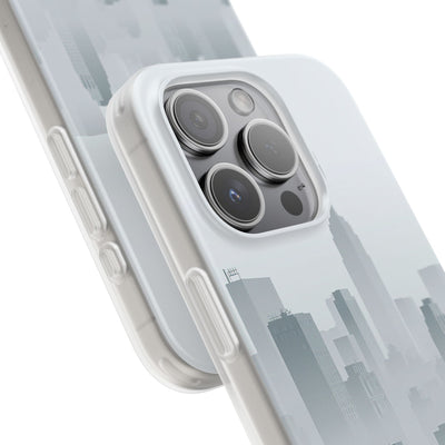 Grey Lite Phone Case for iPhone - Steel Mist Skyline