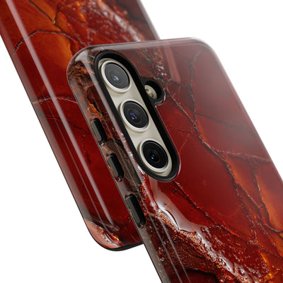 Amber Embrace · Tough Phone Case for Samsung · Brown