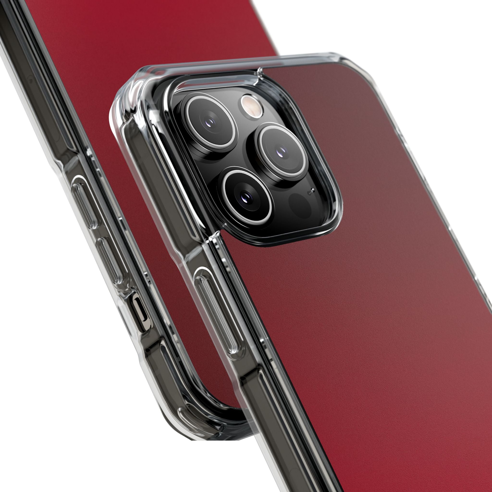 Red Impact MagSafe Phone Case for iPhone - Crimson Velvet Fade