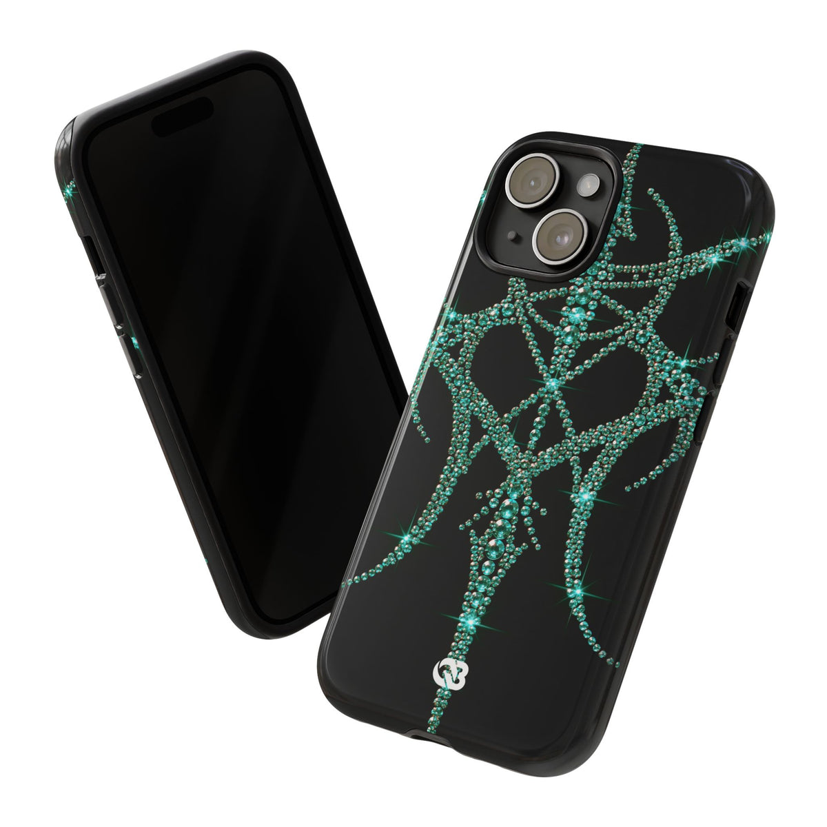 Teal Cyber Sigil · Tough Phone Case for iPhone · Teal