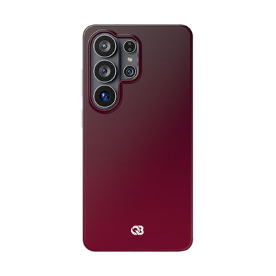 Red Lite Phone Case for Samsung - Deep Sangria Gradient