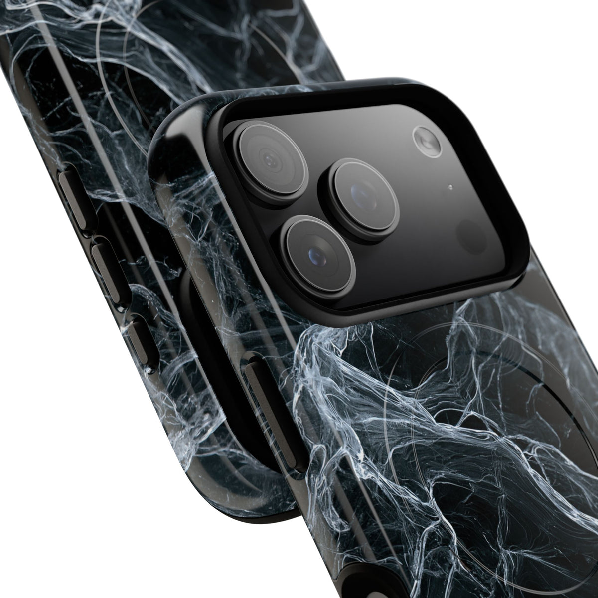 Arctic Gossamer · Tough 2.0 Magnetic Phone Case for iPhone · Black