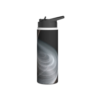 Luminous Vortex · Insulated Water Bottle · Black