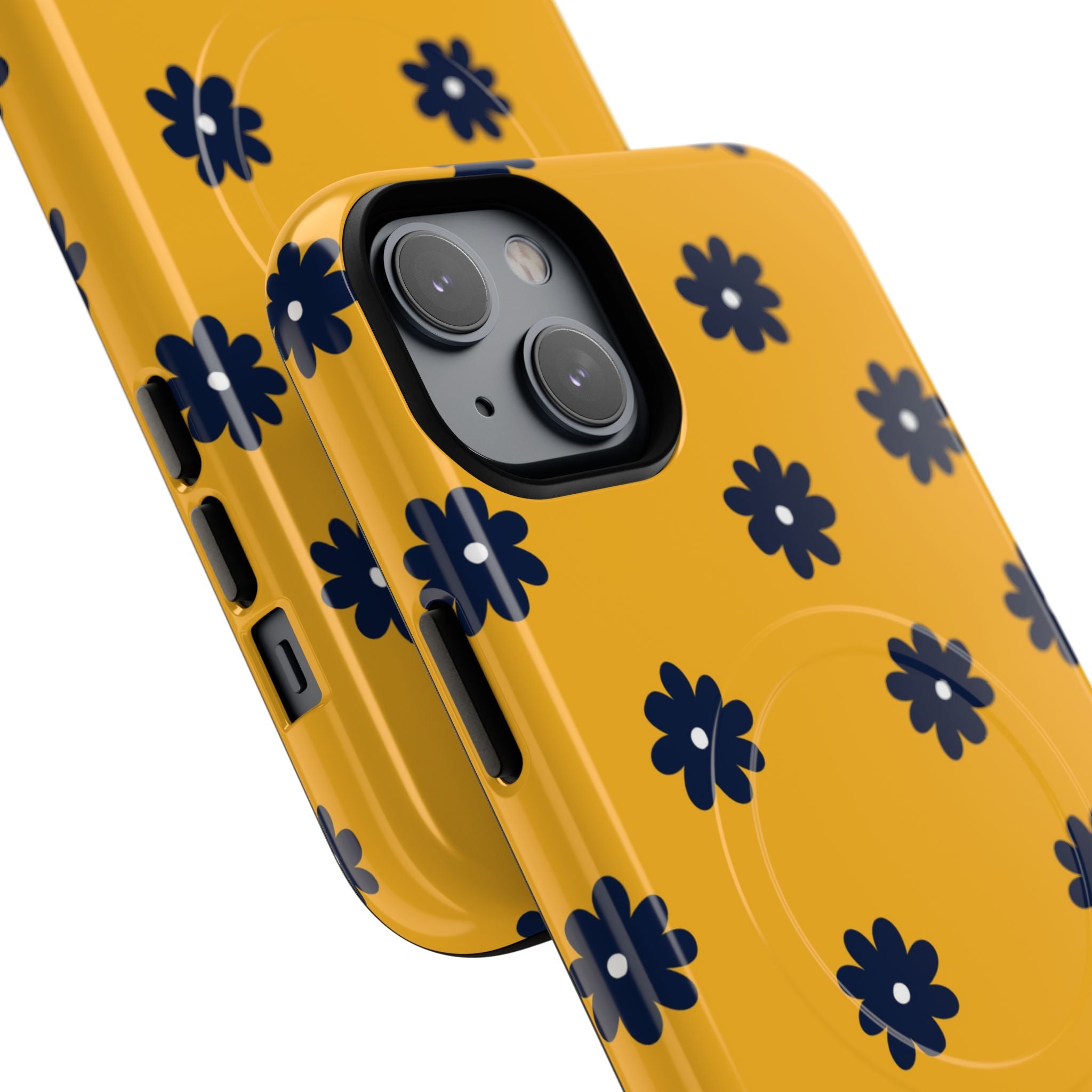 Navy Daisy Mustard · Tough+ Phone Case for iPhone · Magsafe