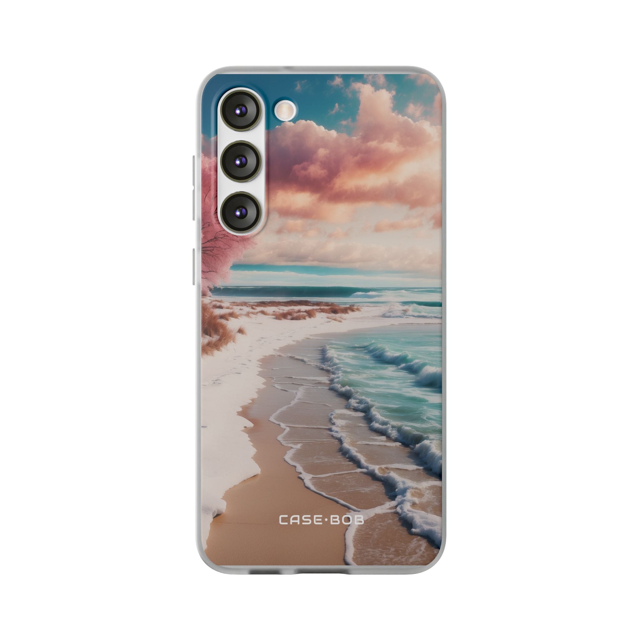 Lyserød Træ Brise Samsung S23 Plus Cover - Blødt