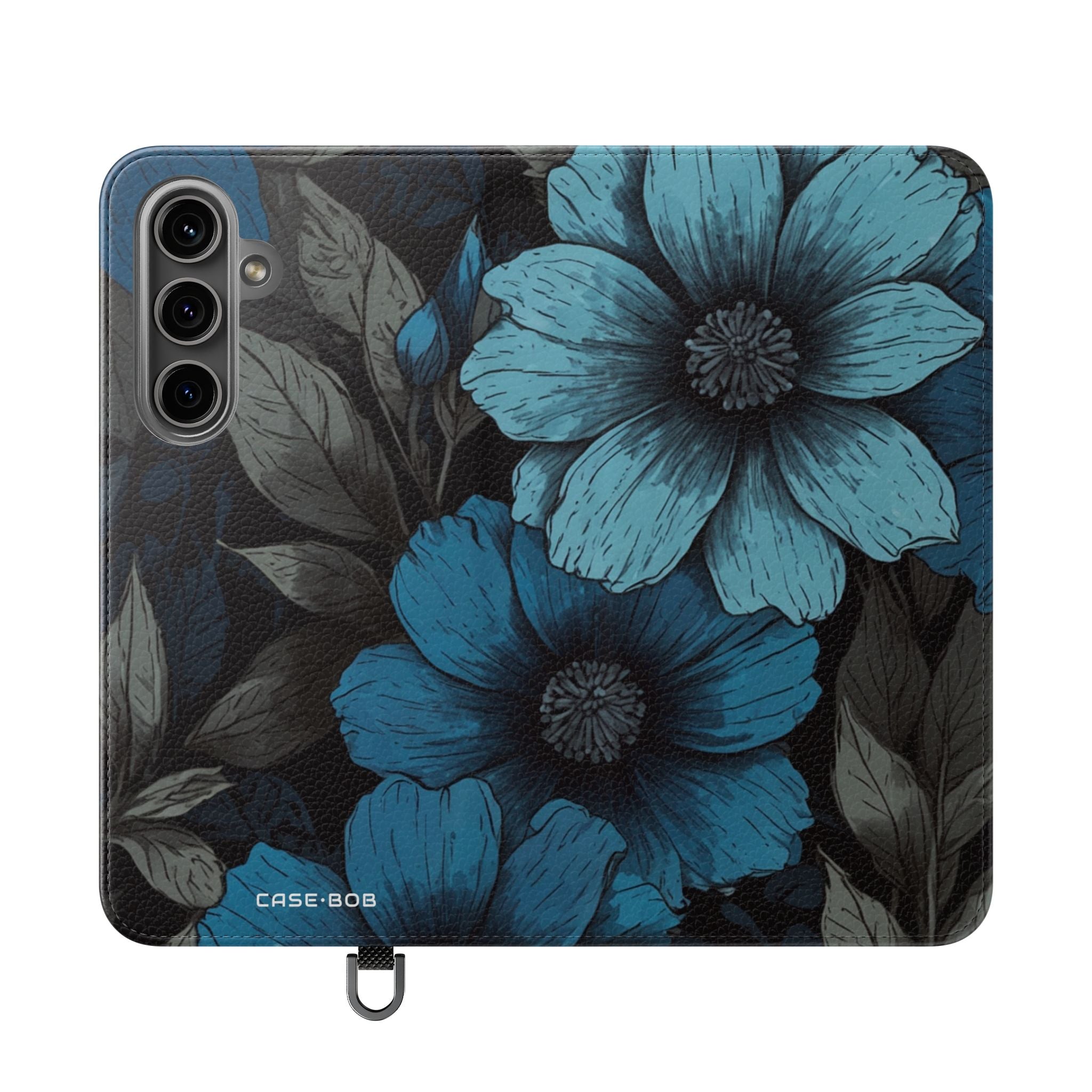 Blue Petal Bloom - Samsung S24 Plus Case - Wallet