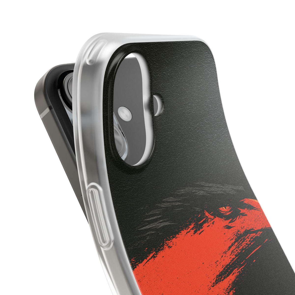Crimson Raptor Noir · Lite Phone Case for iPhone ·  Black