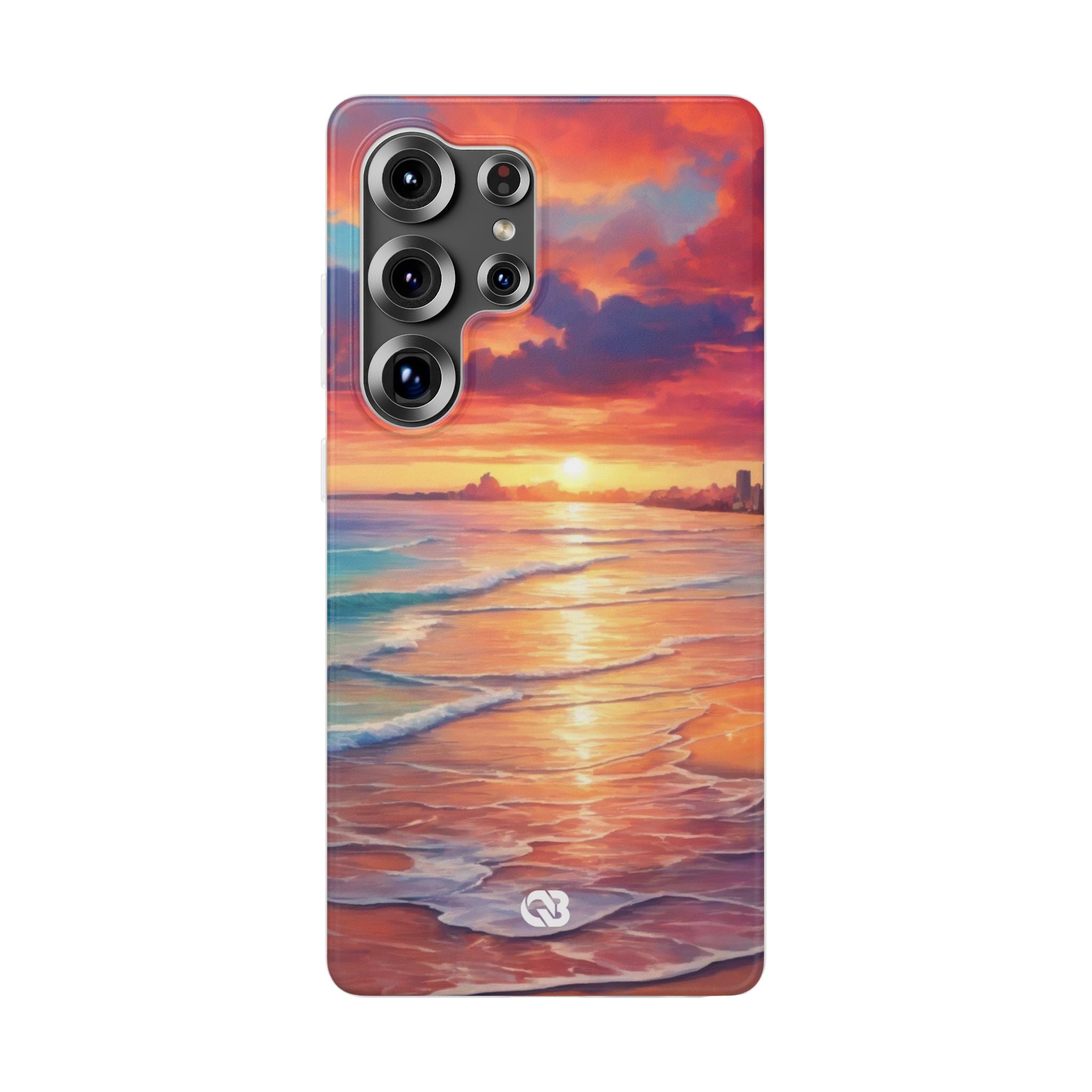 Crimson Shore Horizon · Soft Handyhülle für Samsung