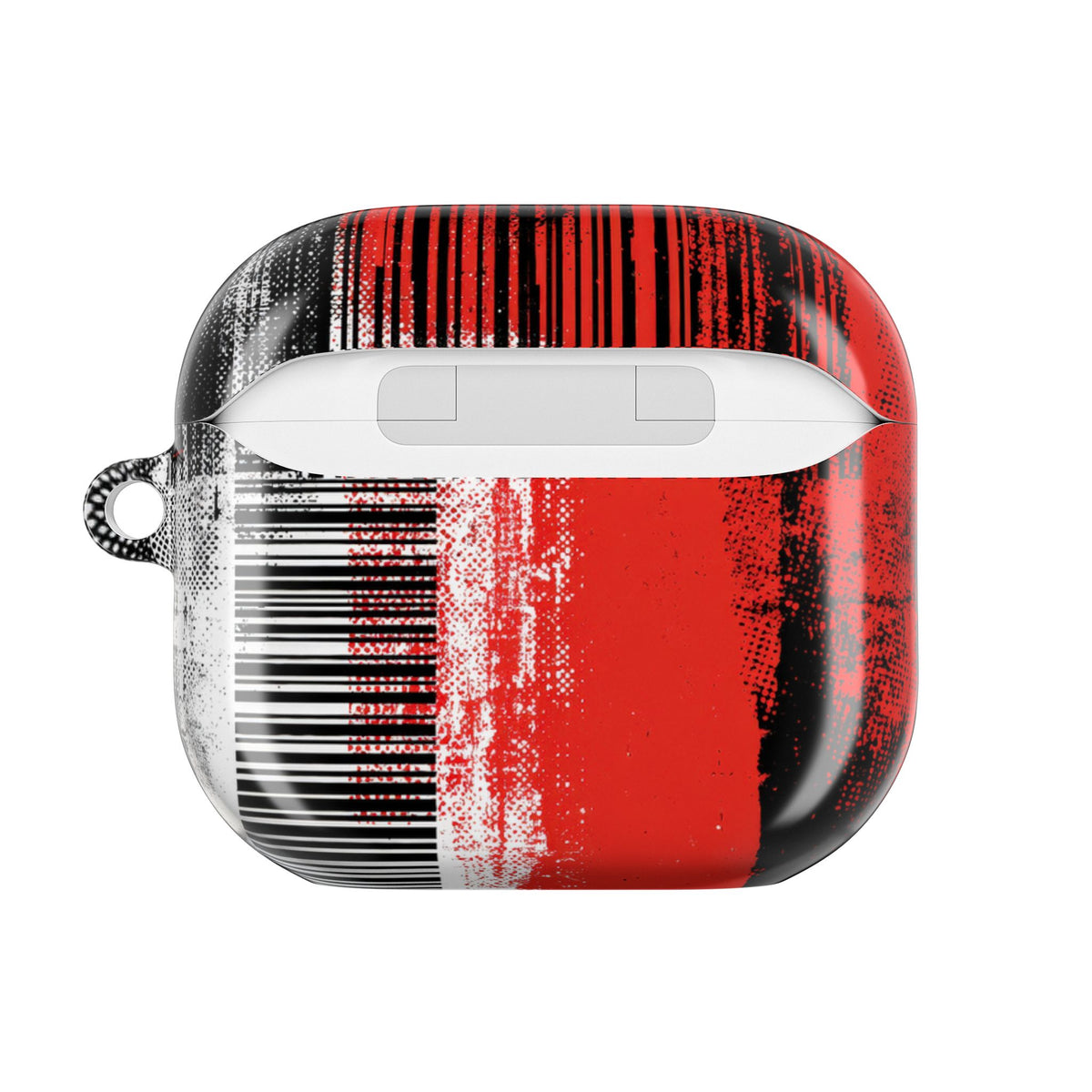 Distorted Barcode · Hard Case for AirPods & AirPods Pro · Black
