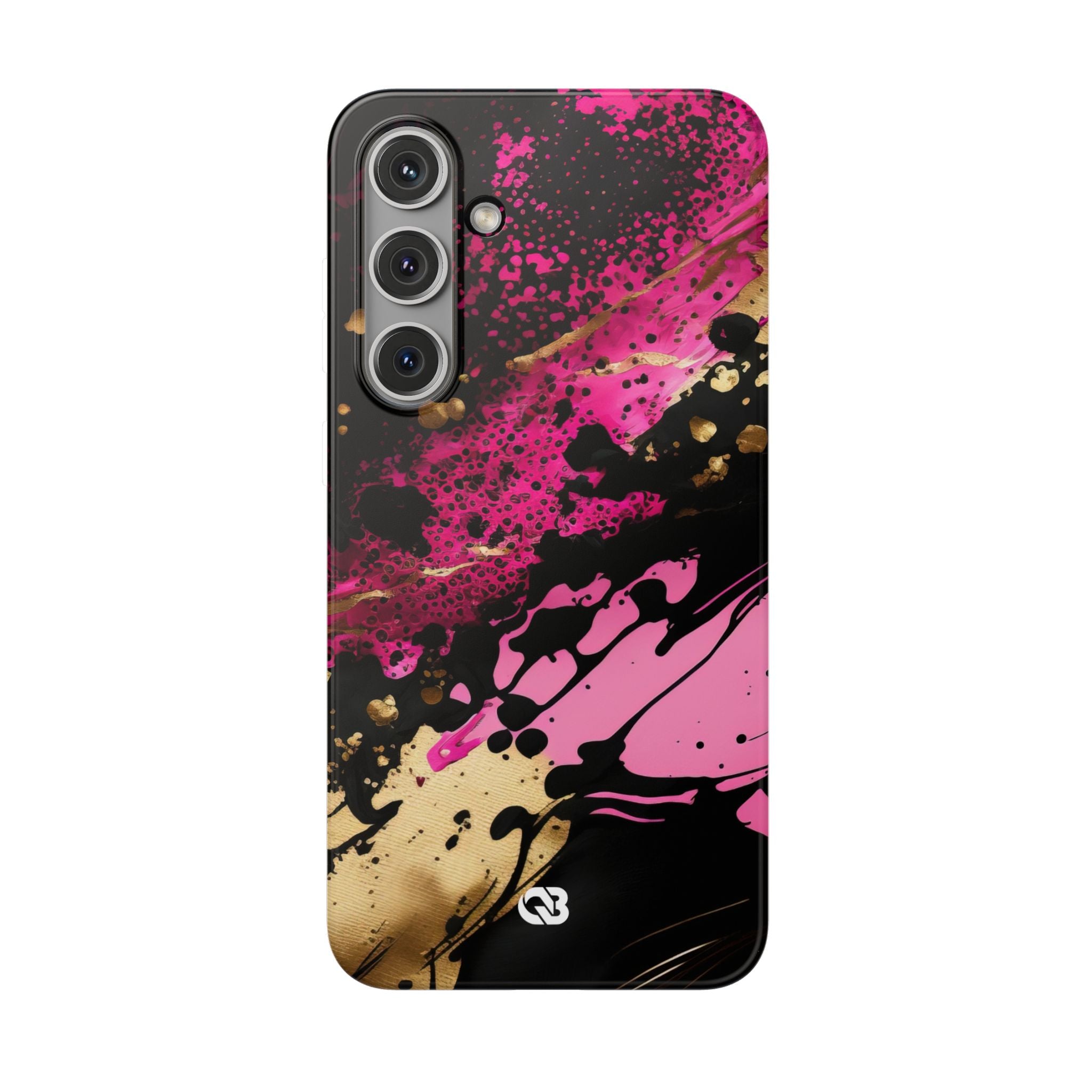 Magenta Liquid Gold · Soft Hoesje voor Samsung