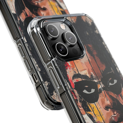 Masked Portrait Drips iPhone 14 Pro Max Case - Impact