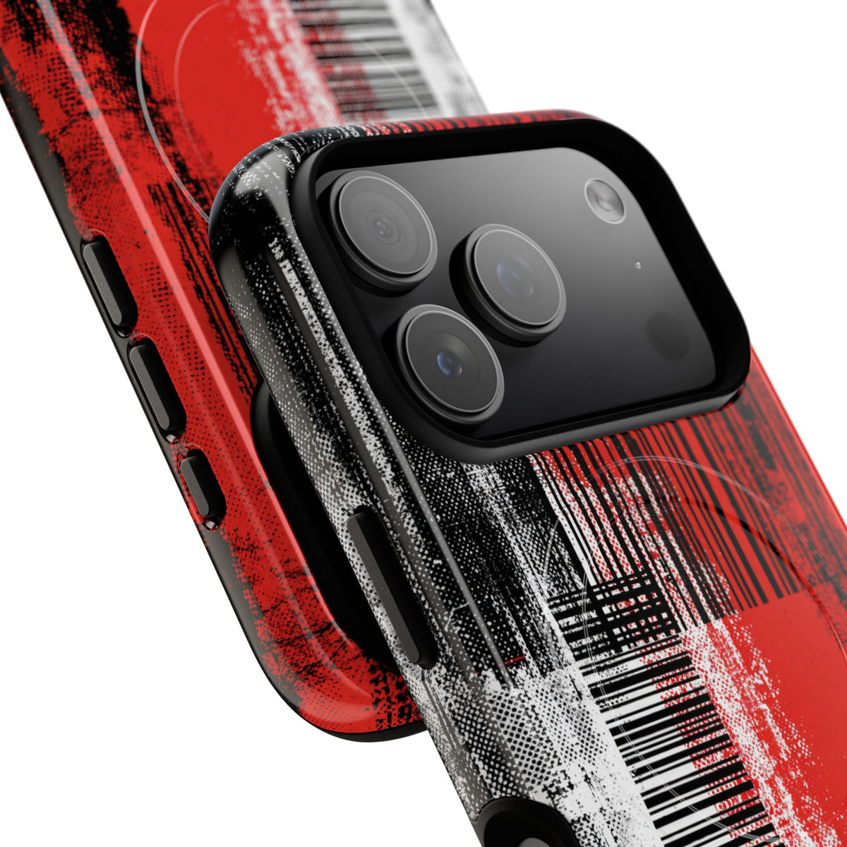 Distorted Barcode · Tough 2.0 Magnetic Phone Case for iPhone · Black
