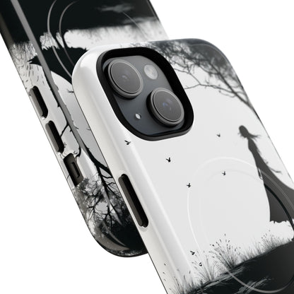 Cliffside Silhouette iPhone 15 Case - Tough+