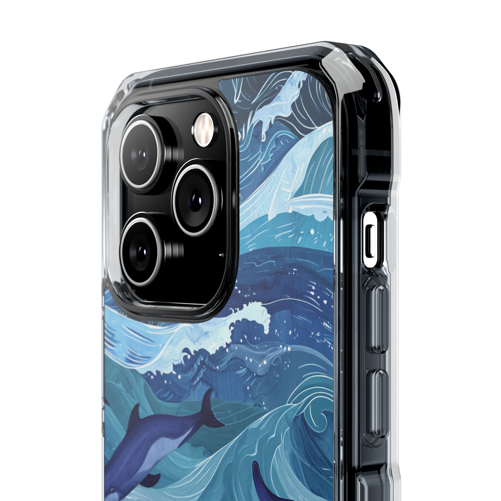 Dolphin Waves iPhone 14 Pro Case - Impact