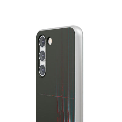 Black Lite Phone Case for Samsung - Corrupted Data Stream