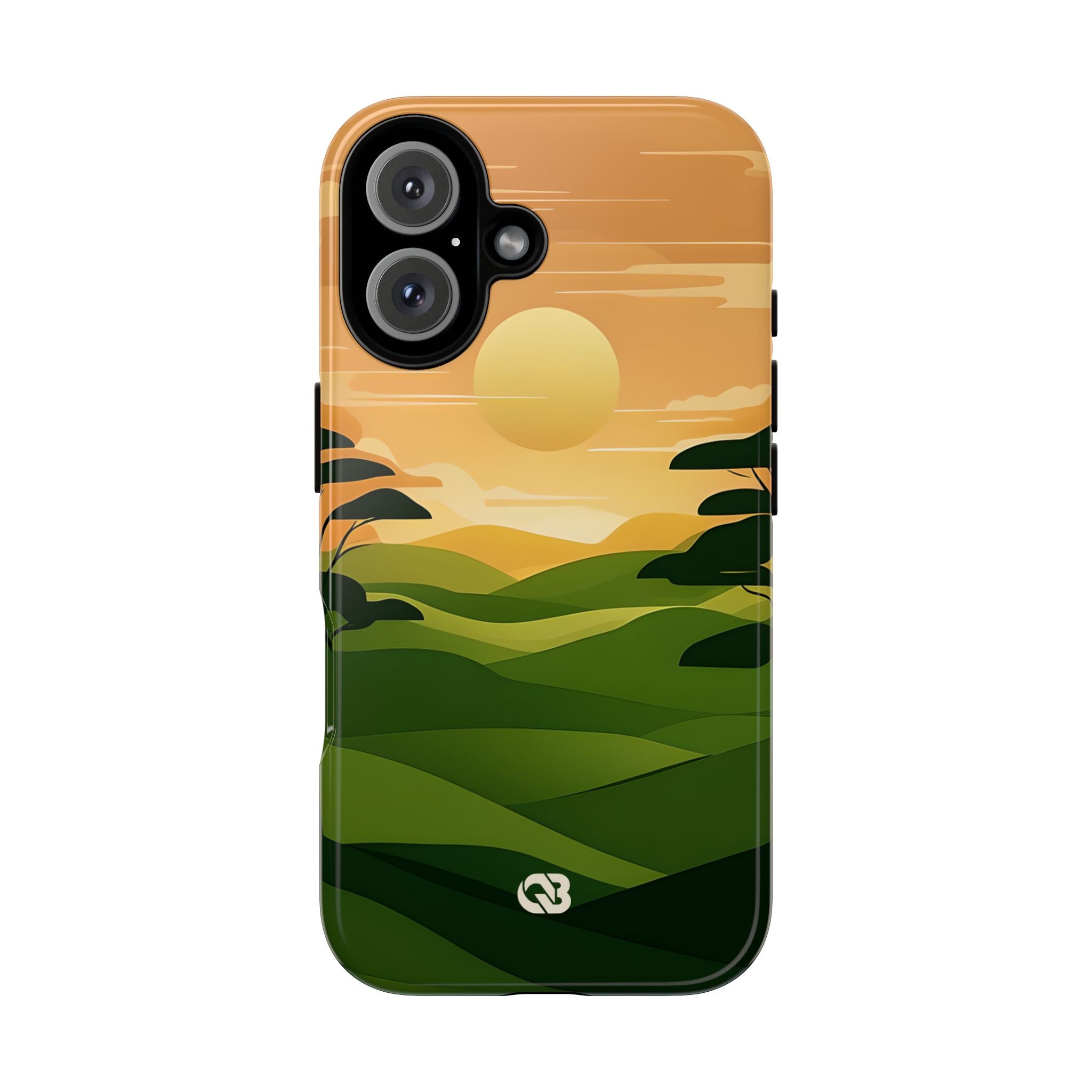 Verdant Horizon Sun · Tough Phone Case for iPhone