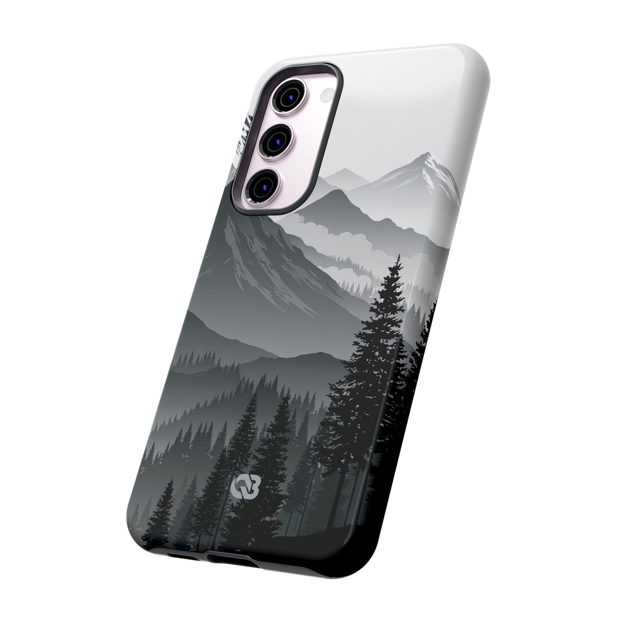 Grey Tough Phone Case for Samsung - Granite Ridge Mist