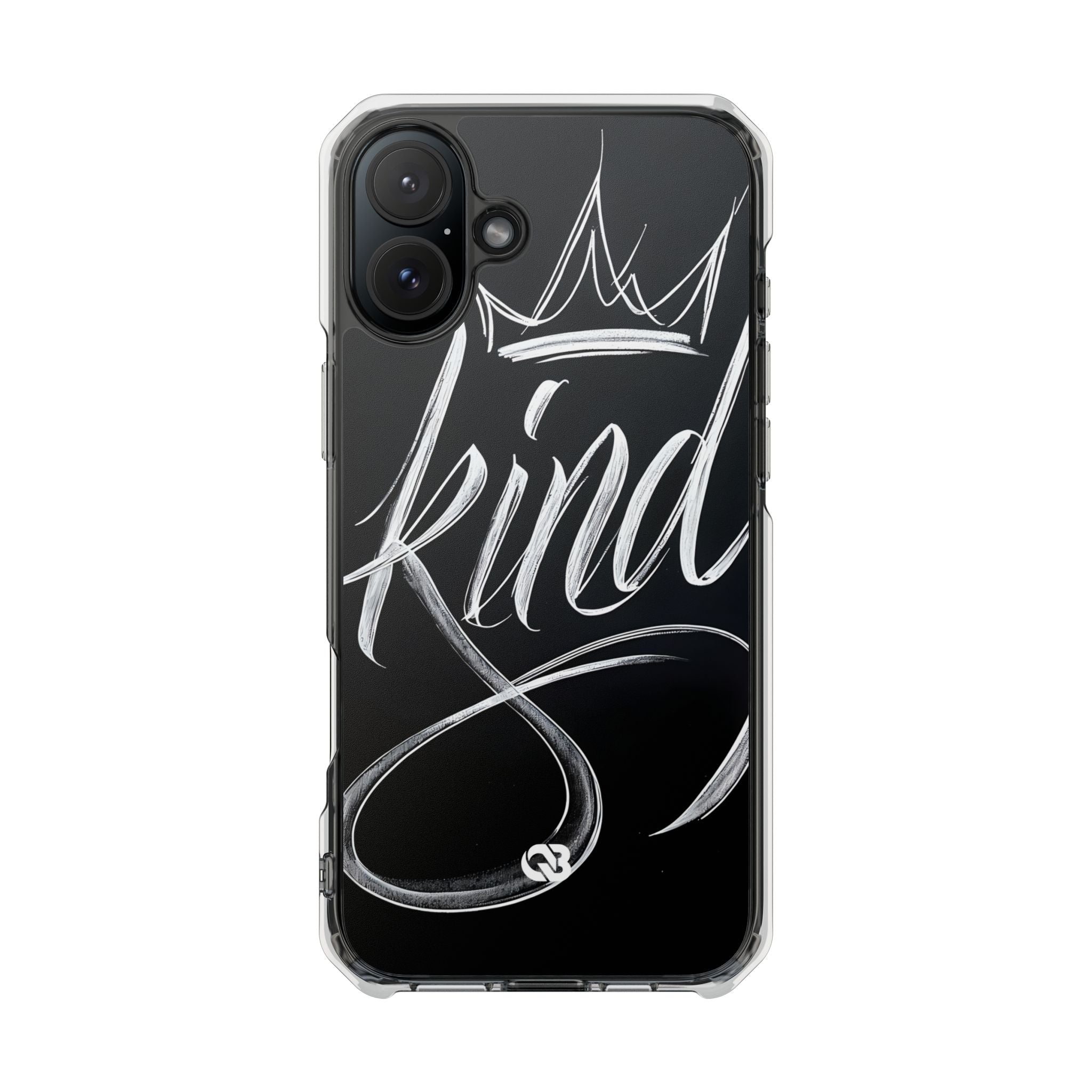 Noir Crown Script · Impact Phone Case for iPhone · Magsafe