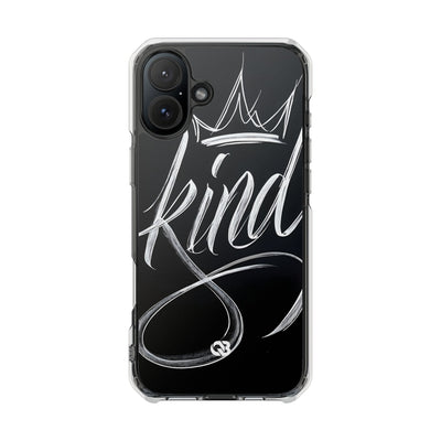 Noir Crown Script · Impact Phone Case for iPhone · Magsafe