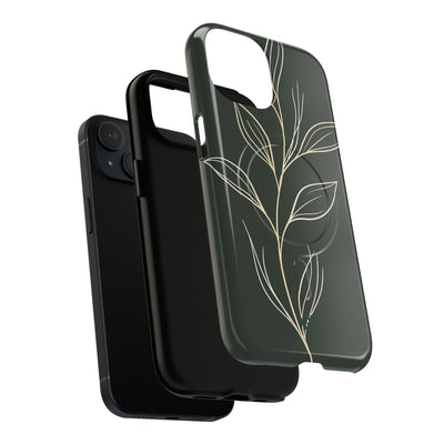 Green Tough 2.0 Magsafe Phone Case for iPhone - Deep Moss Willow
