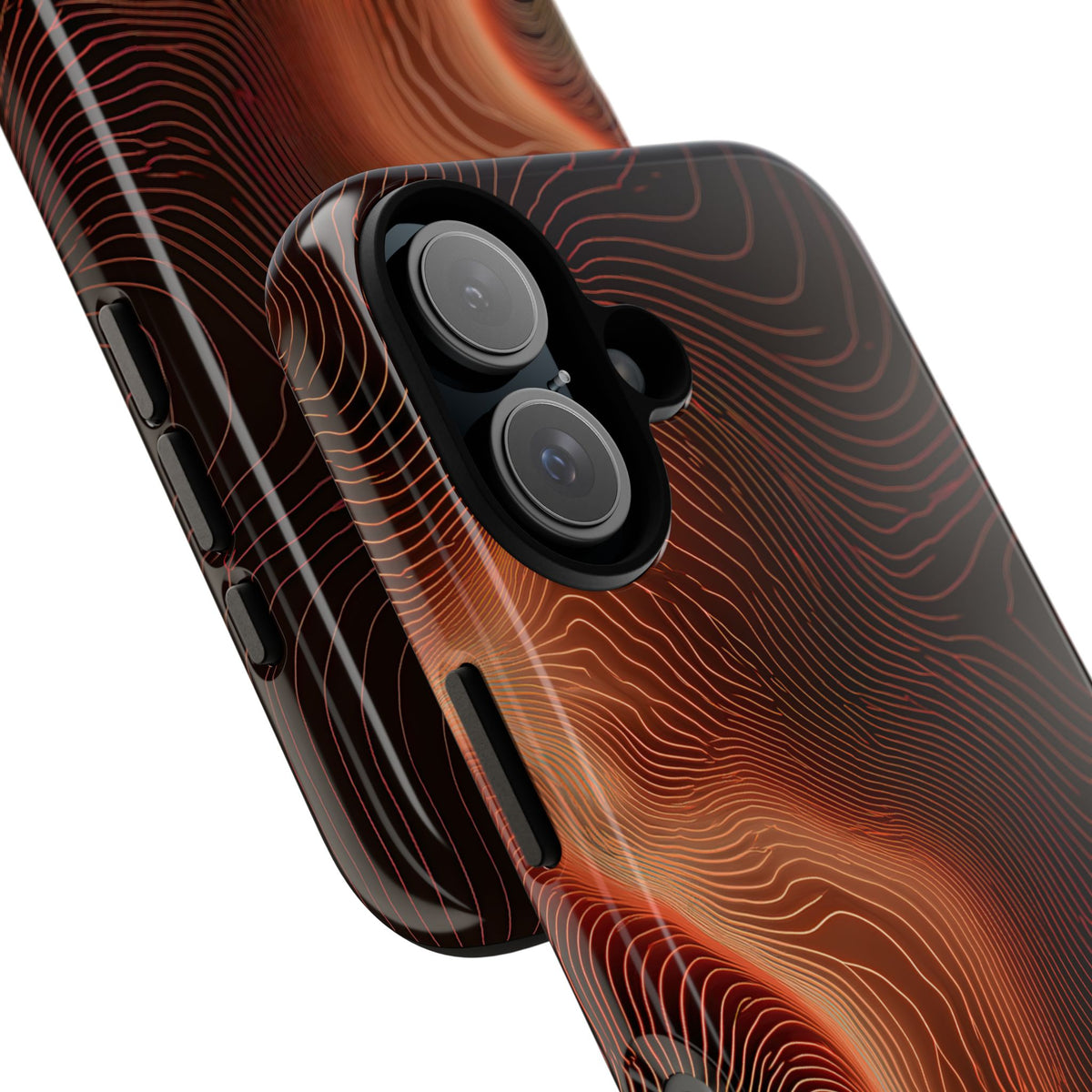 Caldera Ridge · Tough Phone Case for iPhone · Orange