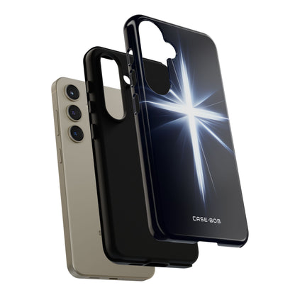 Glødende Crossburst Samsung S24 Cover - Tough