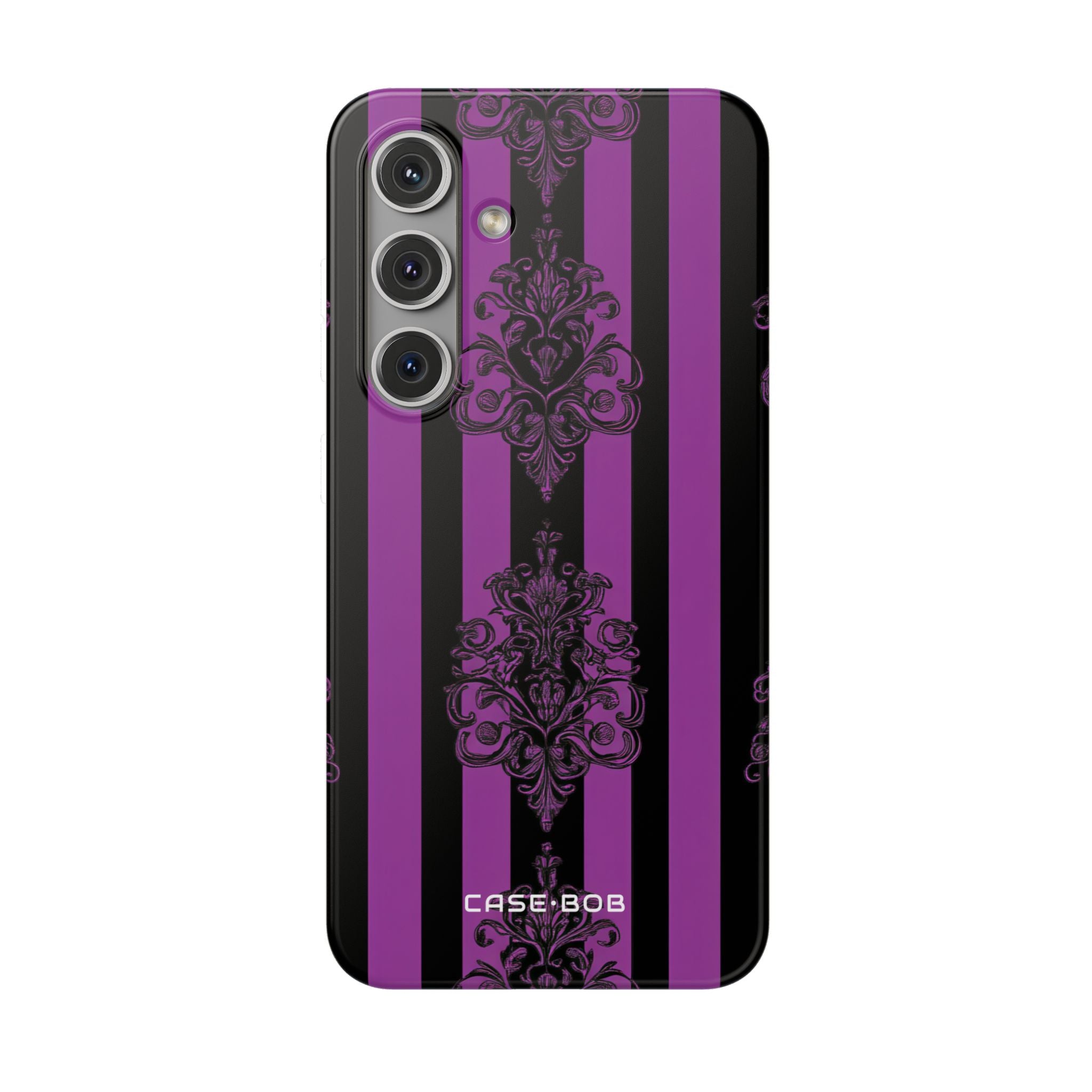 Damask Elegance Purple Samsung S24 Case - Soft