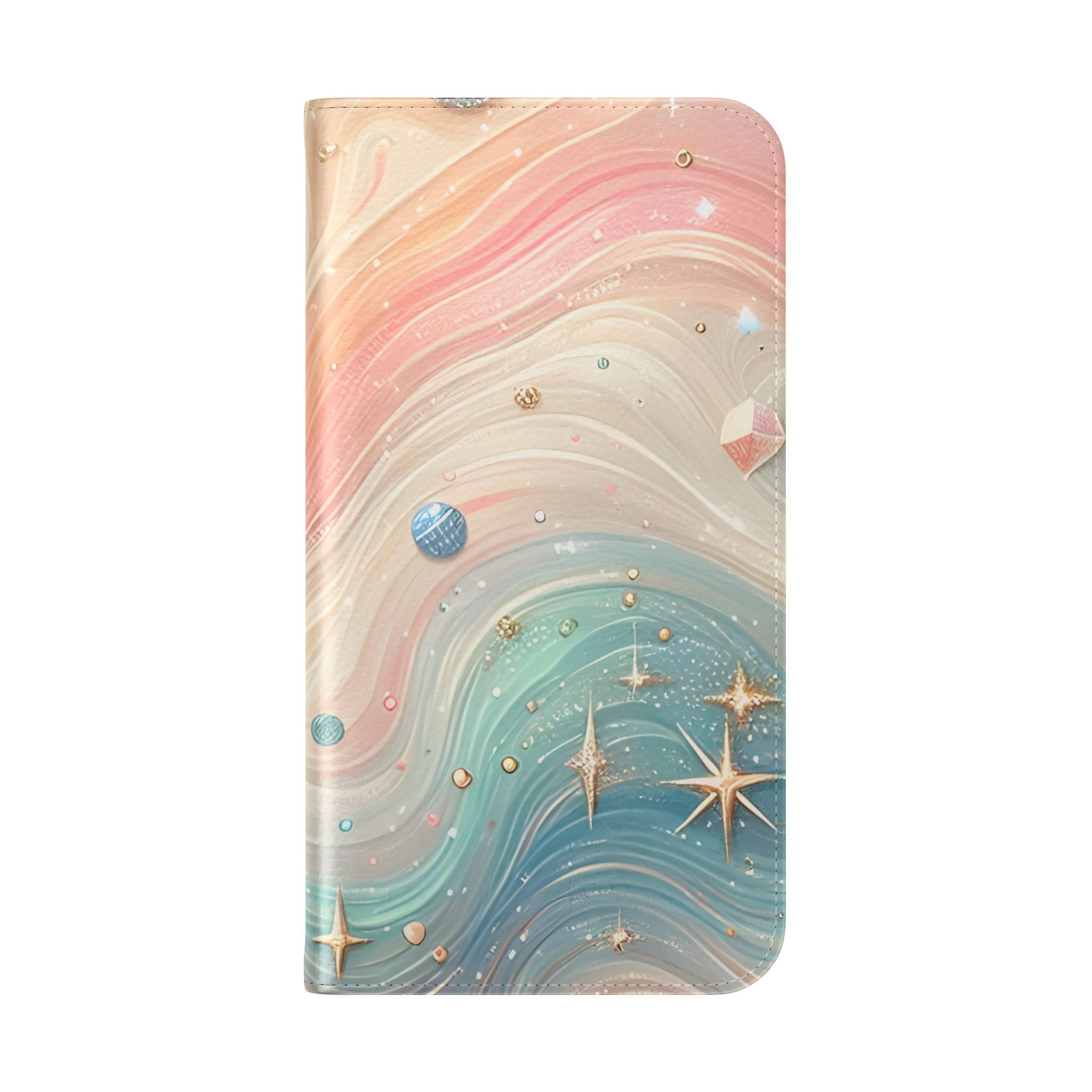 Celestial Waves - iPhone 16 Max Case - Wallet