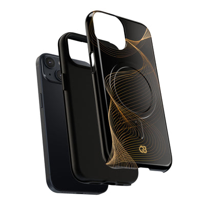 Gold Tough 2.0 Magsafe Phone Case for iPhone - Burnished Bronze Helix