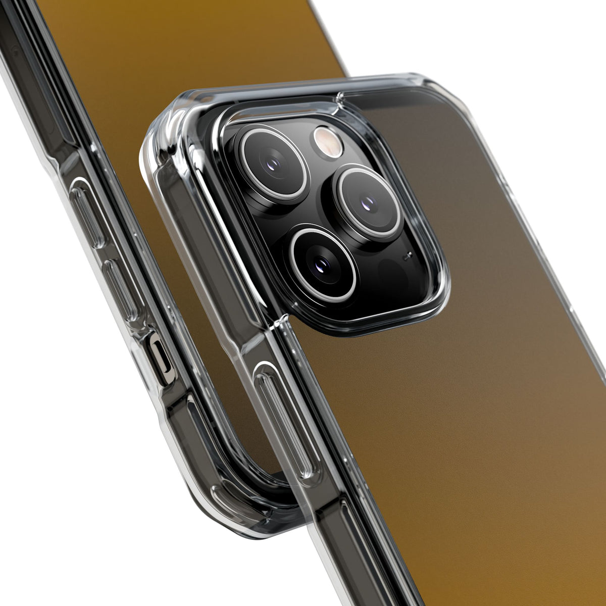 Golden Umber · Clear Impact Magnetic Phone Case for iPhone · Gold