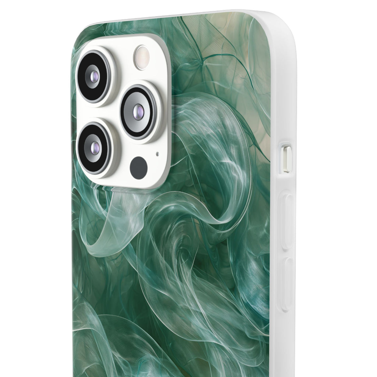 Translucent Aqua Flow · Lite Phone Case for iPhone ·  Teal