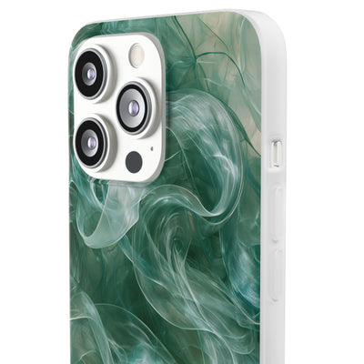 Translucent Aqua Flow · Lite Phone Case for iPhone ·  Teal