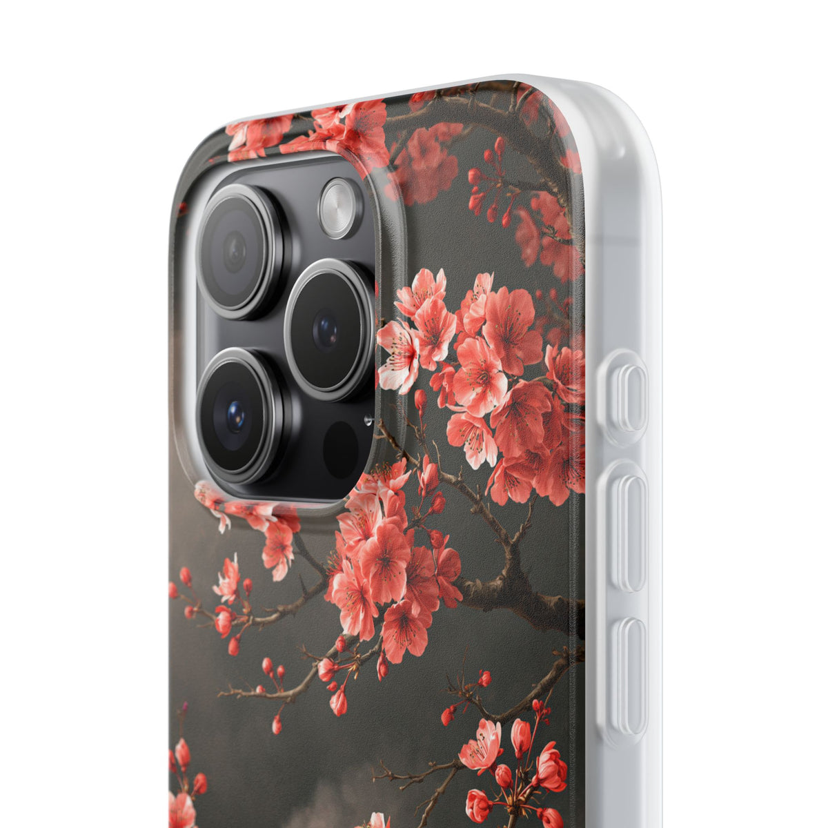 Dark Sakura Nocturne · Lite Phone Case for iPhone ·  Black