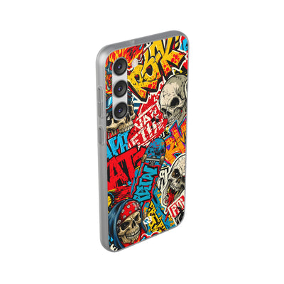 Skate Skull Riot · Lite Phone Case for Samsung · Red
