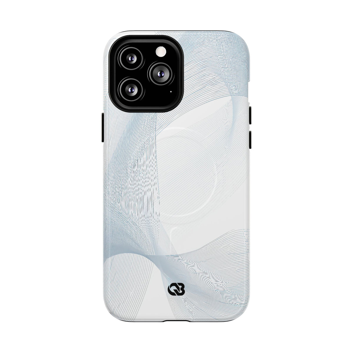 Glacial Contour Waves · Tough 2.0 Magnetic Phone Case for iPhone · White