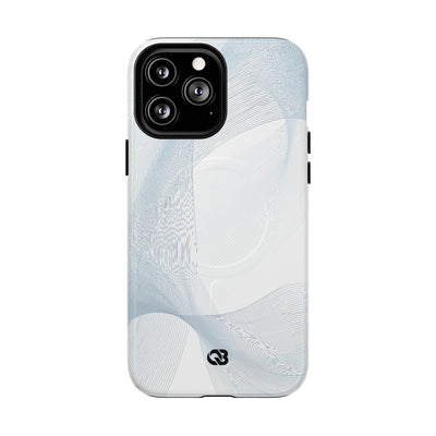 Glacial Contour Waves · Tough 2.0 Magnetic Phone Case for iPhone · White