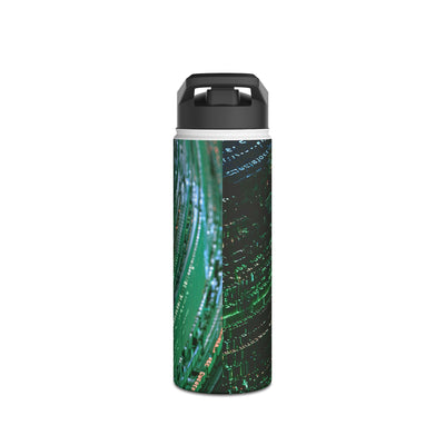 Orbital Data Stream · Insulated Water Bottle · Green
