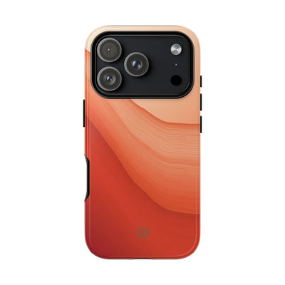 Terracotta Flow · Tough Phone Case for iPhone · Orange