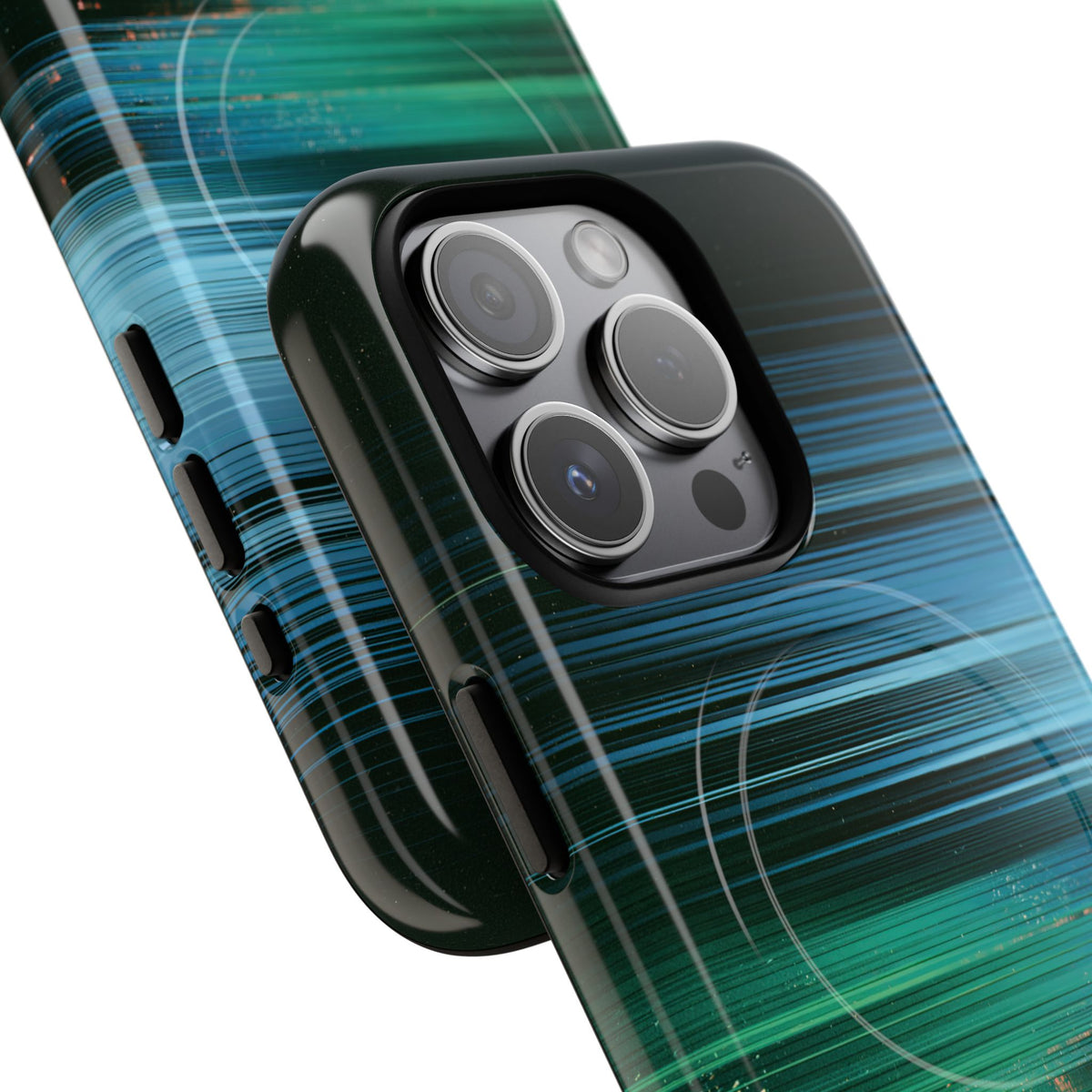 Digital Shoreline Drift · Tough 2.0 Magnetic Phone Case for iPhone · Teal