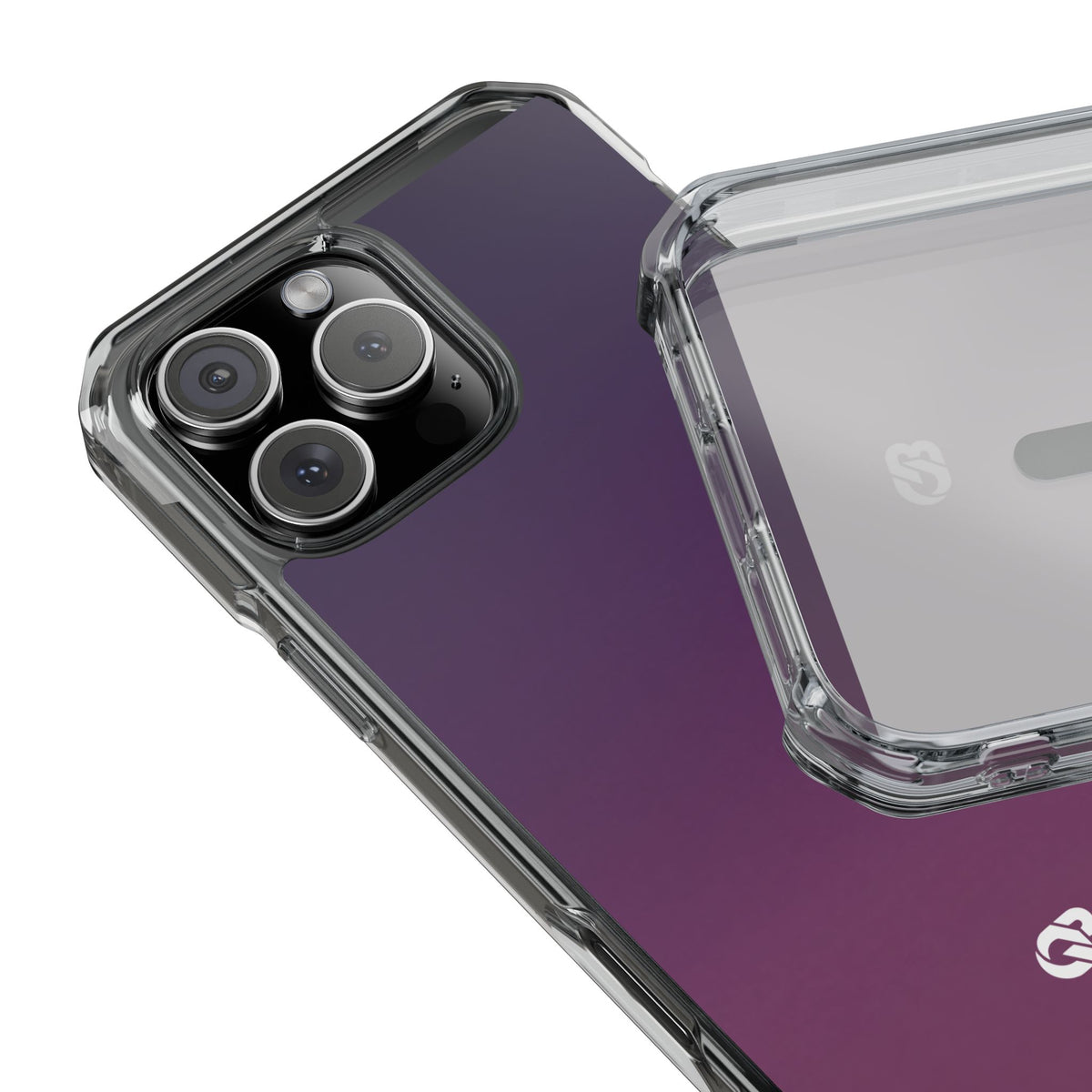 Velvet Dusk · Clear Impact Magnetic Phone Case for iPhone · Purple
