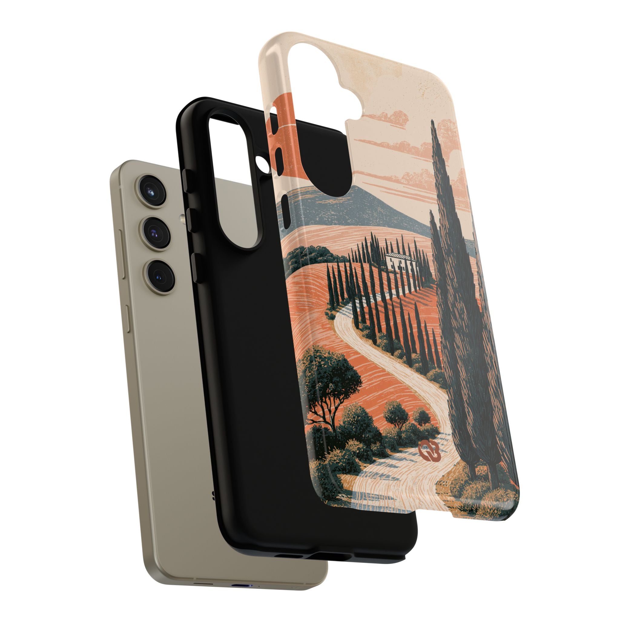 Orange Tough Phone Case for Samsung - Terracotta Ridge Trail