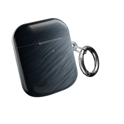 Brushed Obsidian Steel · Hard Case for AirPods & AirPods Pro · Grey
