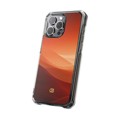 Orange Impact MagSafe Phone Case for iPhone - Crimson Dune Gradient