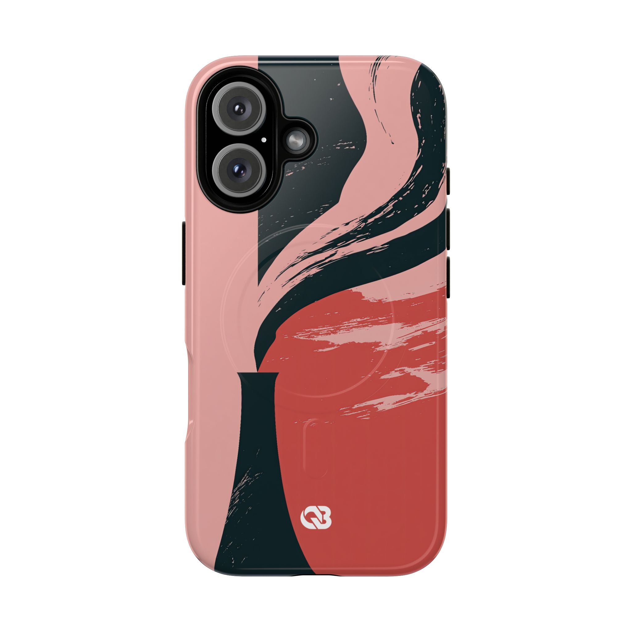 Pink Tough 2.0 Magsafe Phone Case for iPhone - Cinder Rose Plume