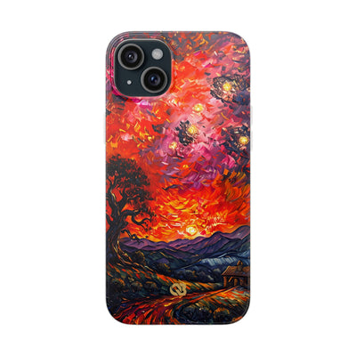 Molten Sky Tree · Soft Handyhülle für iPhone